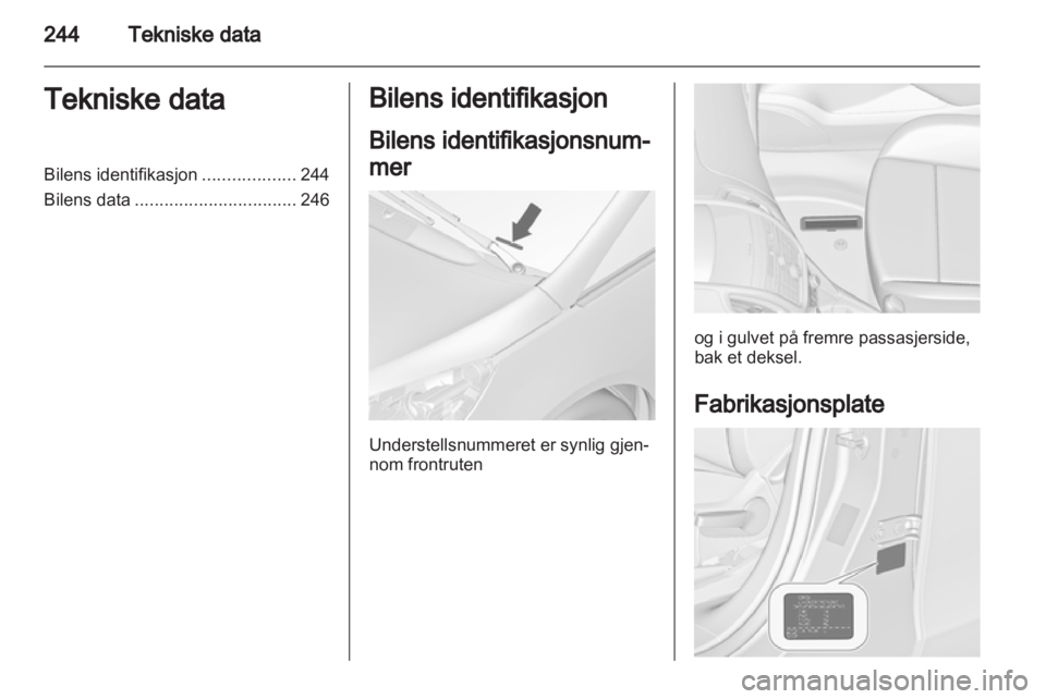 OPEL ZAFIRA TOURER 2012  Instruksjonsbok 