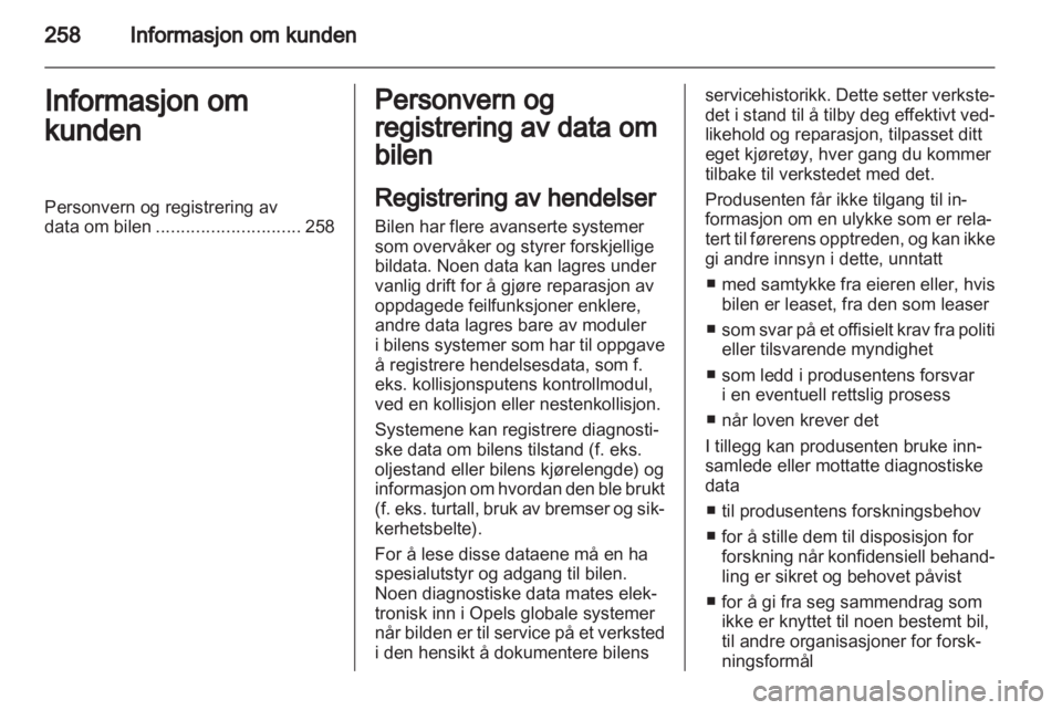 OPEL ZAFIRA TOURER 2012  Instruksjonsbok 