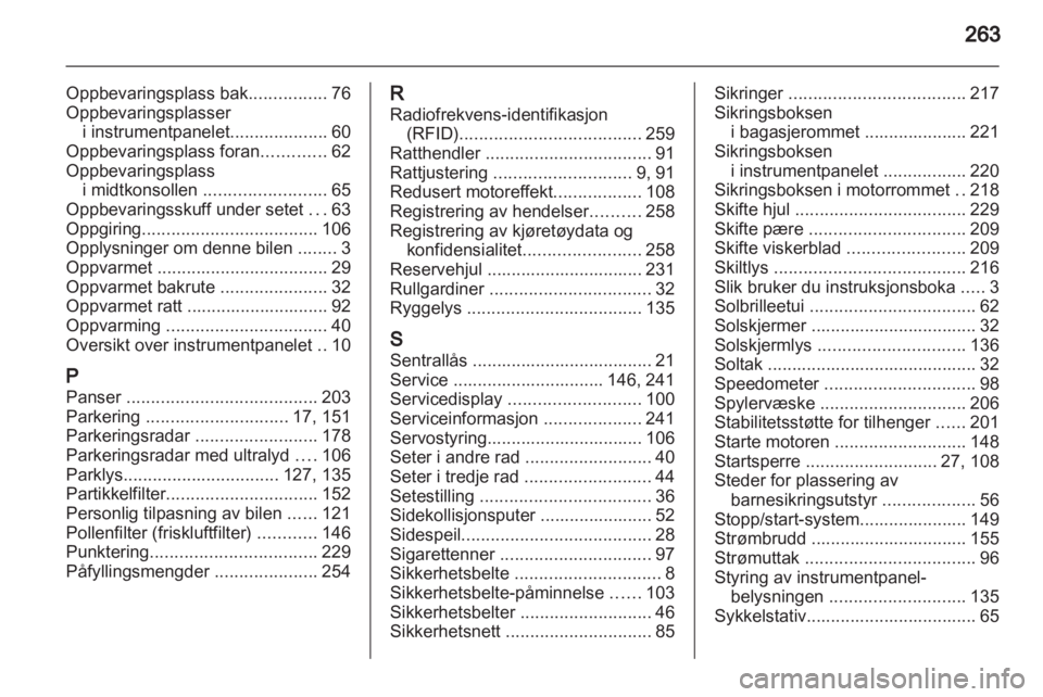 OPEL ZAFIRA TOURER 2012 Instruksjonsbok OPEL ZAFIRA TOURER 2012 Instruksjonsbok