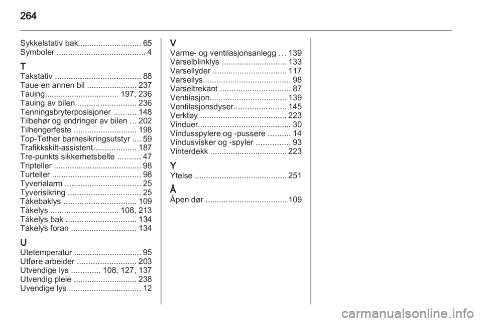OPEL ZAFIRA TOURER 2012 Instruksjonsbok OPEL ZAFIRA TOURER 2012 Instruksjonsbok