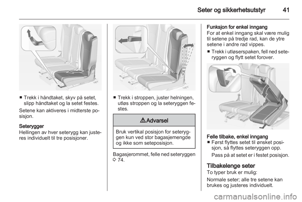 OPEL ZAFIRA TOURER 2012  Instruksjonsbok 