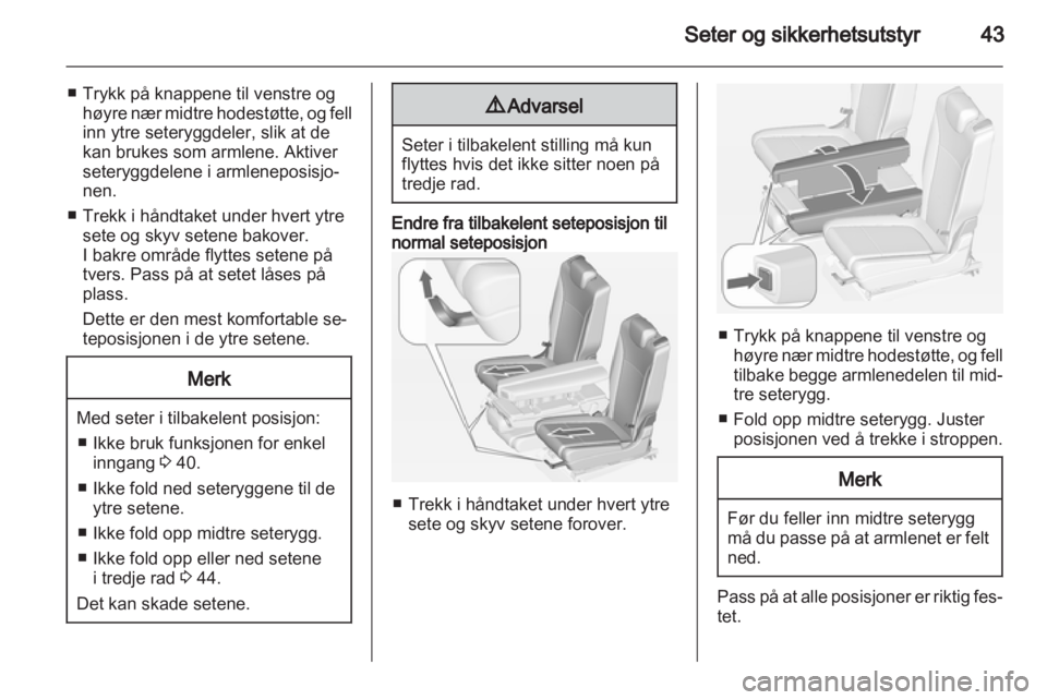 OPEL ZAFIRA TOURER 2012  Instruksjonsbok 