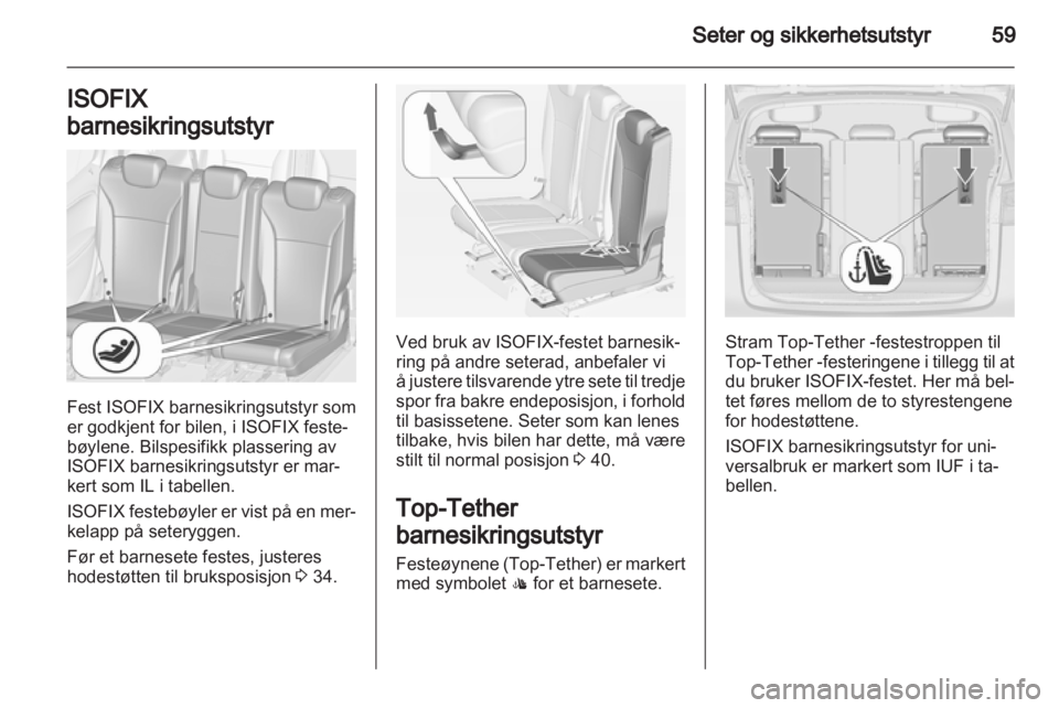 OPEL ZAFIRA TOURER 2012  Instruksjonsbok 
