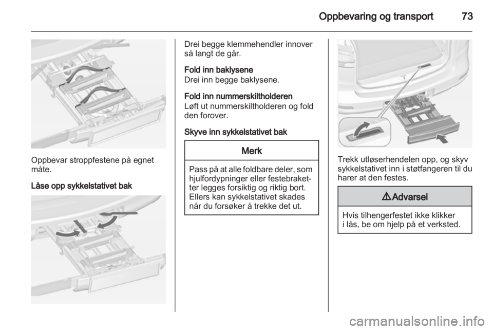 OPEL ZAFIRA TOURER 2012  Instruksjonsbok 