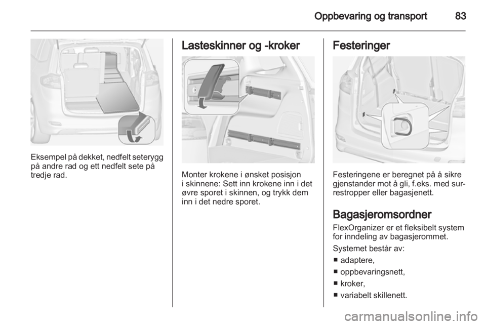 OPEL ZAFIRA TOURER 2012  Instruksjonsbok 