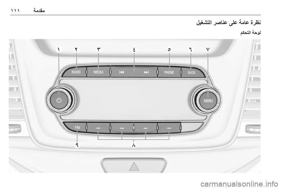 OPEL ASTRA K 2016  دليل المعلومات والترفيه 