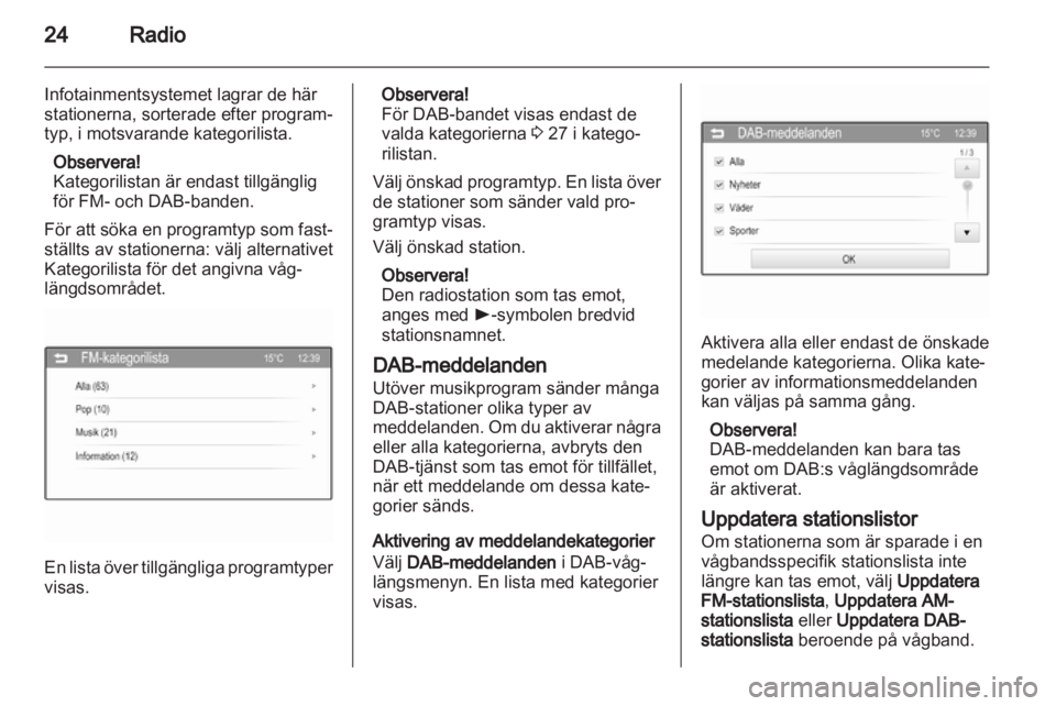 OPEL ADAM 2013.5  Handbok för infotainmentsystem 