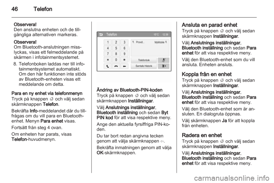 OPEL ADAM 2013  Handbok för infotainmentsystem 