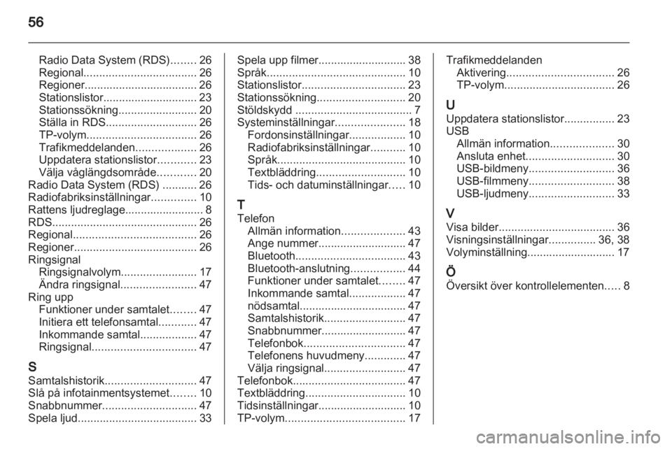 OPEL ADAM 2013.5 Handbok för infotainmentsystem OPEL ADAM 2013.5 Handbok för infotainmentsystem