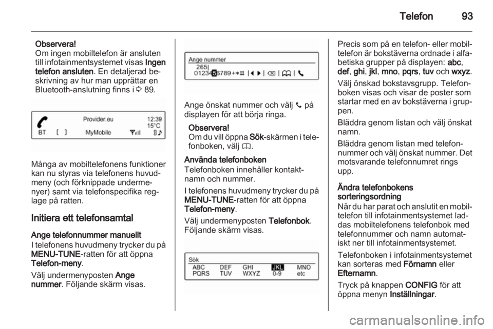 OPEL ADAM 2013  Handbok för infotainmentsystem 