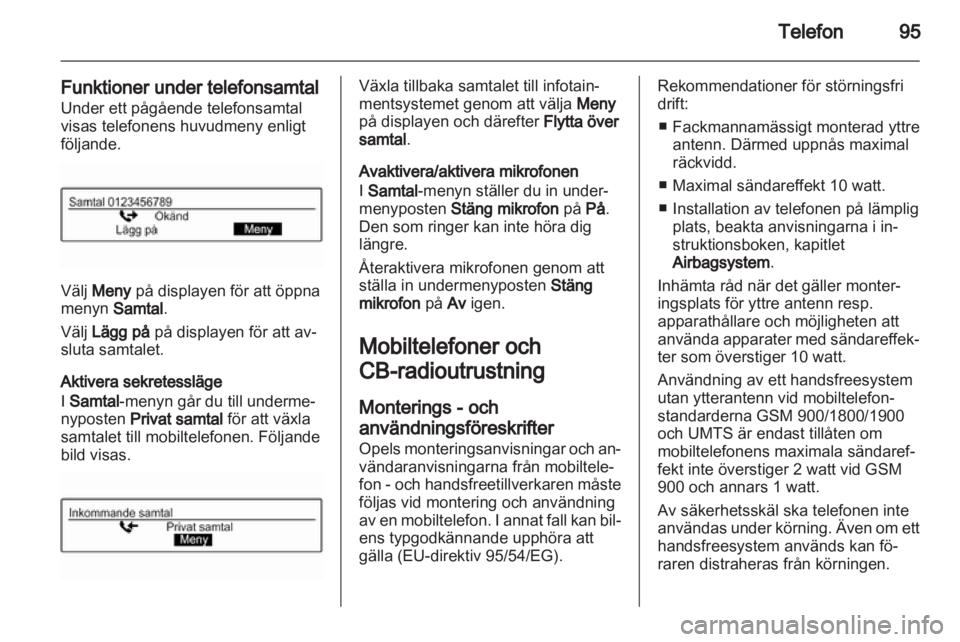 OPEL ADAM 2013  Handbok för infotainmentsystem 