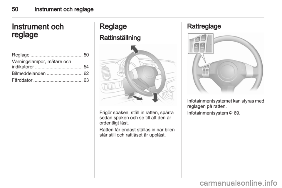 OPEL AGILA 2011 Instruktionsbok OPEL AGILA 2011 Instruktionsbok
