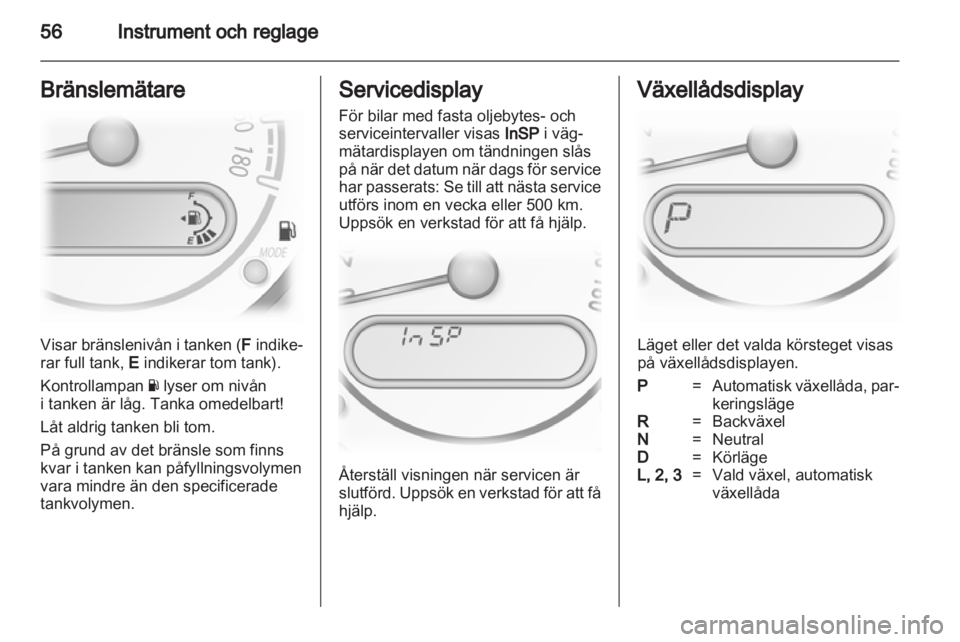 OPEL AGILA 2011  Instruktionsbok 