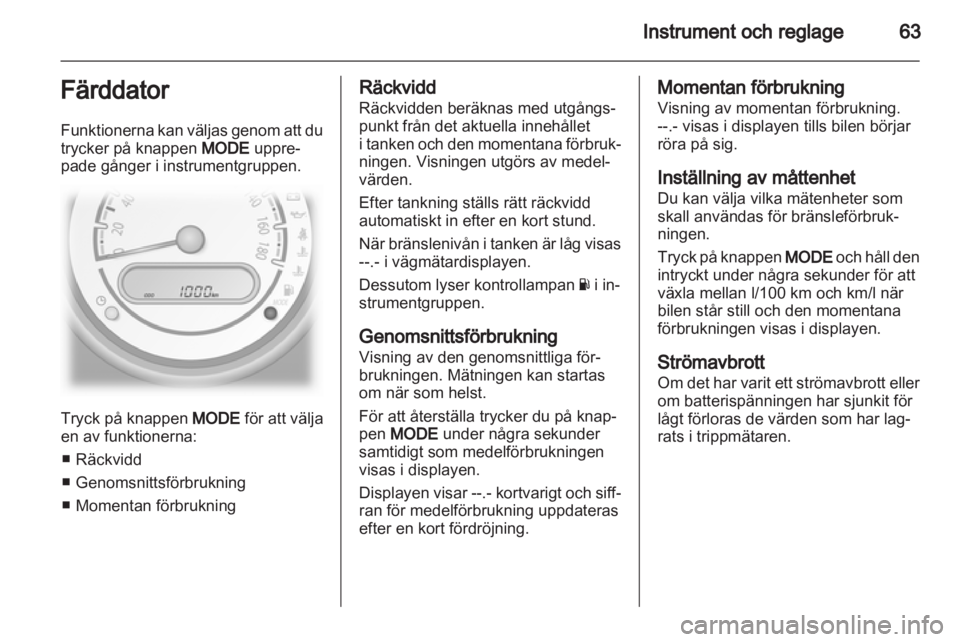 OPEL AGILA 2011  Instruktionsbok 