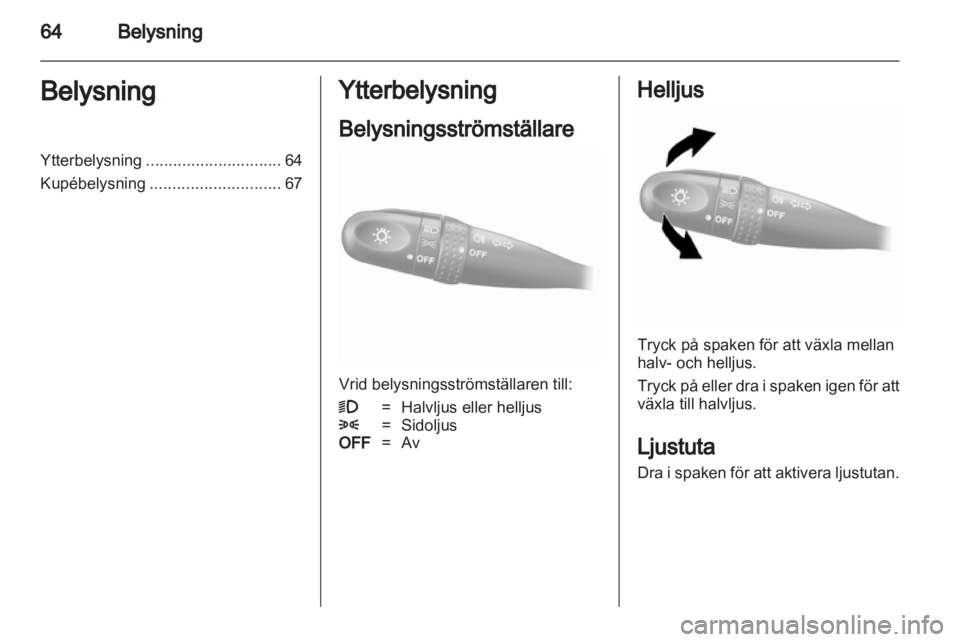 OPEL AGILA 2011  Instruktionsbok 