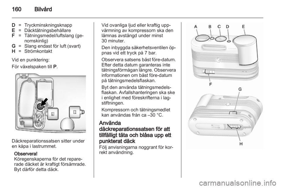 OPEL AMPERA 2012  Instruktionsbok 