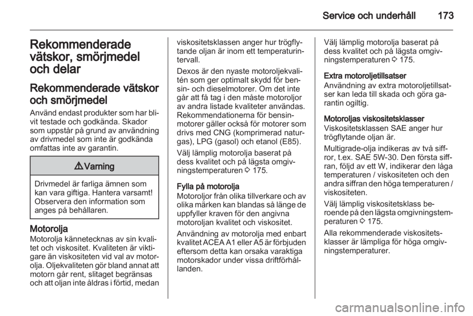 OPEL AMPERA 2012  Instruktionsbok 