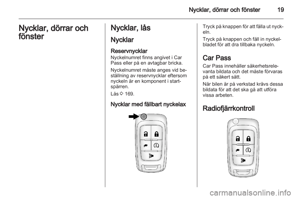 OPEL AMPERA 2012  Instruktionsbok 
