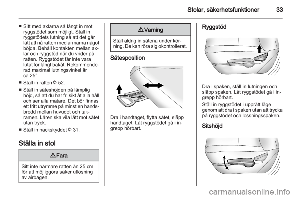 OPEL AMPERA 2012 Instruktionsbok OPEL AMPERA 2012 Instruktionsbok