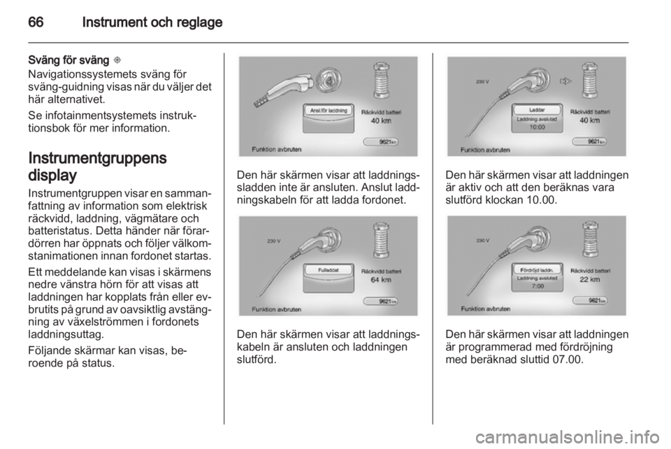 OPEL AMPERA 2012 Instruktionsbok OPEL AMPERA 2012 Instruktionsbok