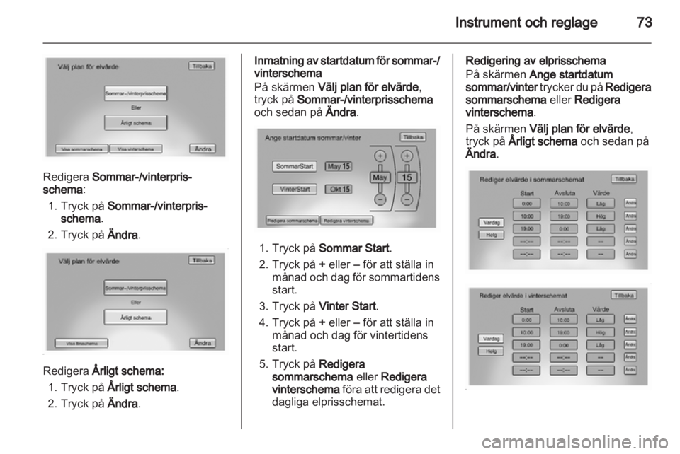 OPEL AMPERA 2012  Instruktionsbok 