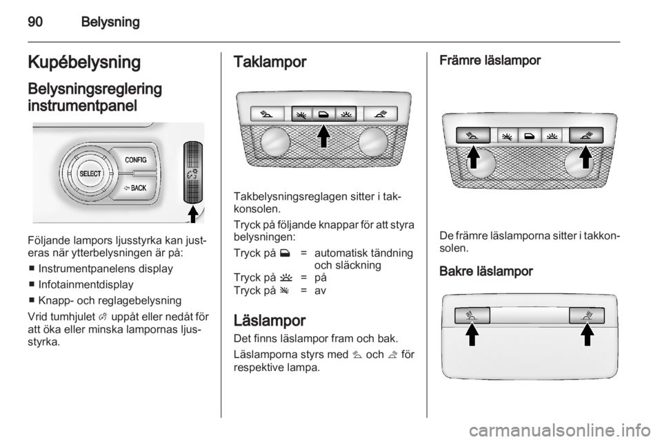 OPEL AMPERA 2012 Instruktionsbok OPEL AMPERA 2012 Instruktionsbok