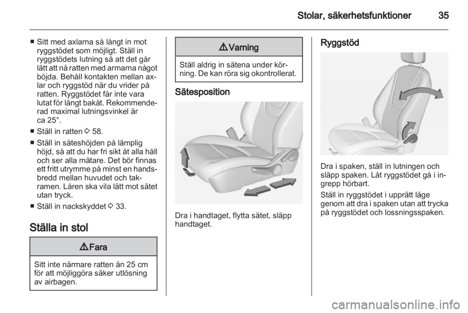 OPEL AMPERA 2012.5 Instruktionsbok OPEL AMPERA 2012.5 Instruktionsbok