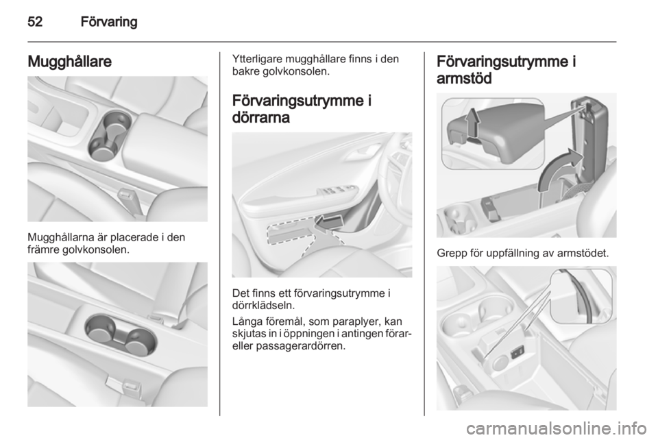 OPEL AMPERA 2012.5 Instruktionsbok OPEL AMPERA 2012.5 Instruktionsbok