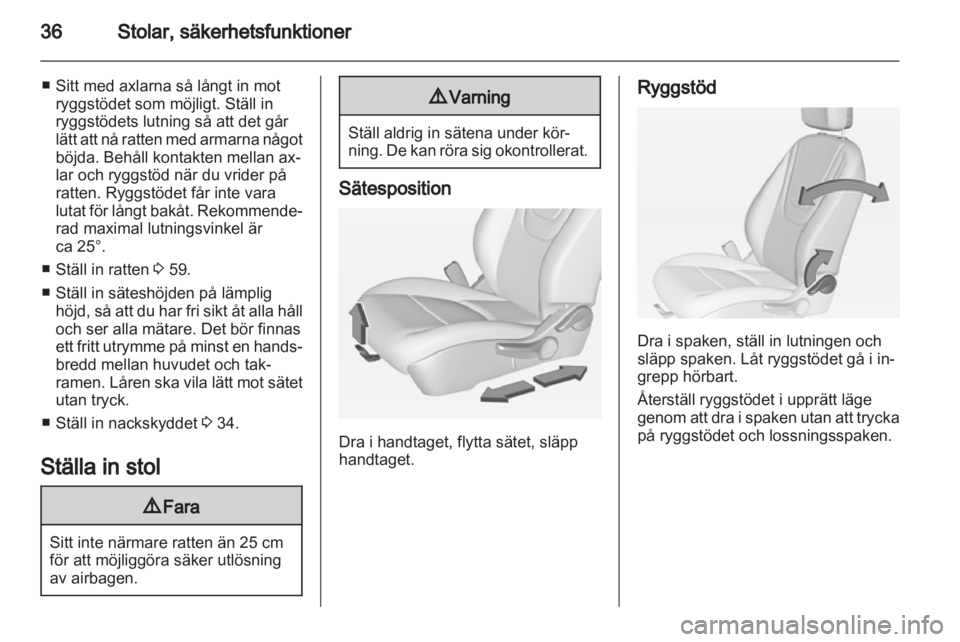 OPEL AMPERA 2013 Instruktionsbok OPEL AMPERA 2013 Instruktionsbok