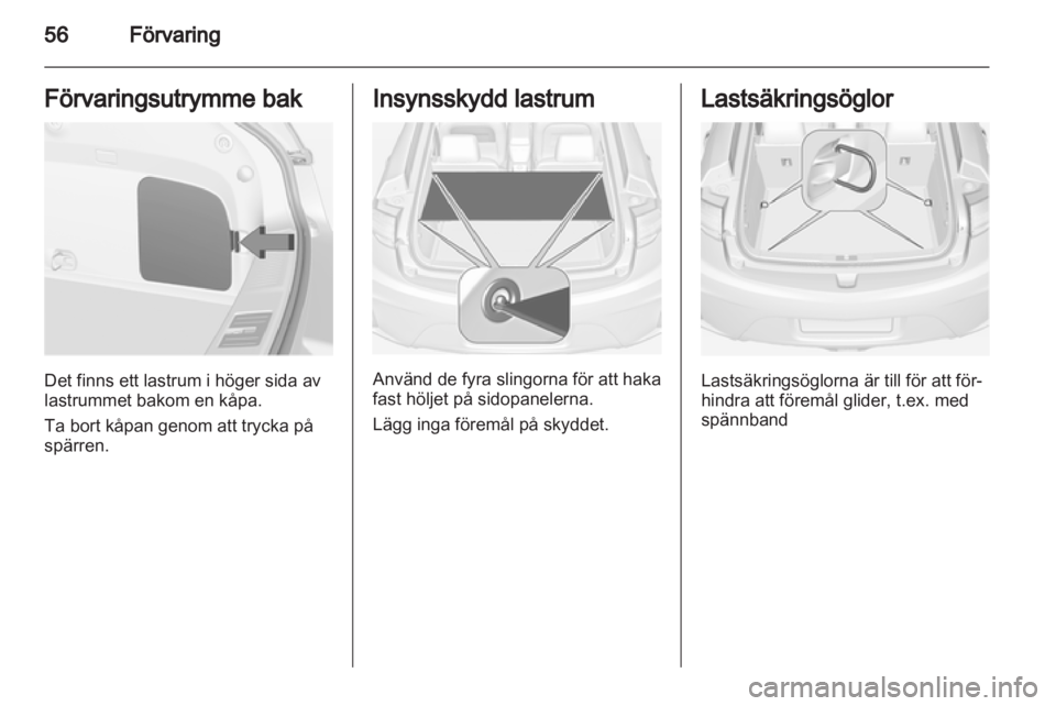 OPEL AMPERA 2013  Instruktionsbok 