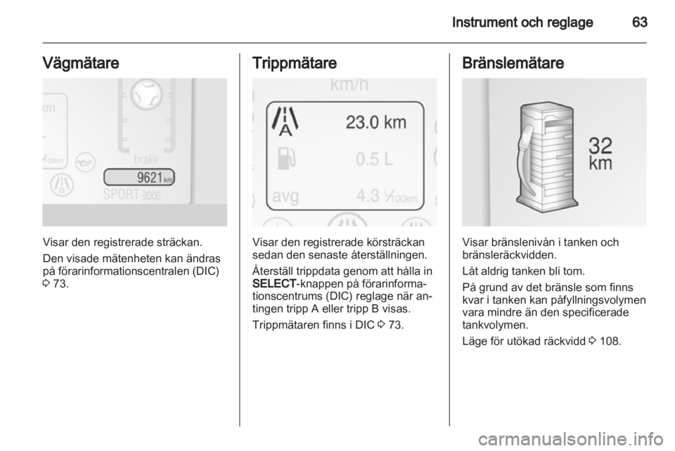 OPEL AMPERA 2013 Instruktionsbok OPEL AMPERA 2013 Instruktionsbok