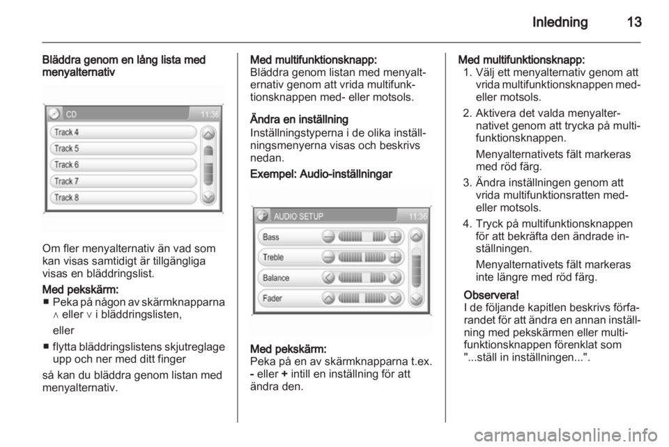 OPEL ANTARA 2012  Handbok för infotainmentsystem 