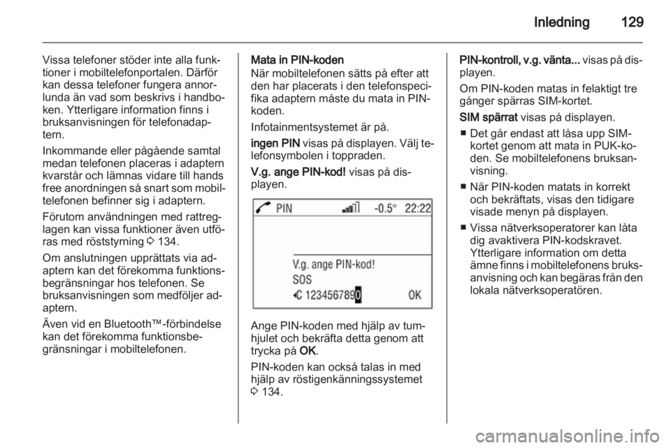 OPEL ANTARA 2012 Handbok för infotainmentsystem OPEL ANTARA 2012 Handbok för infotainmentsystem