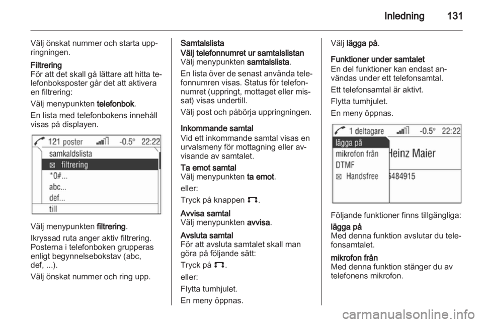 OPEL ANTARA 2012 Handbok för infotainmentsystem OPEL ANTARA 2012 Handbok för infotainmentsystem