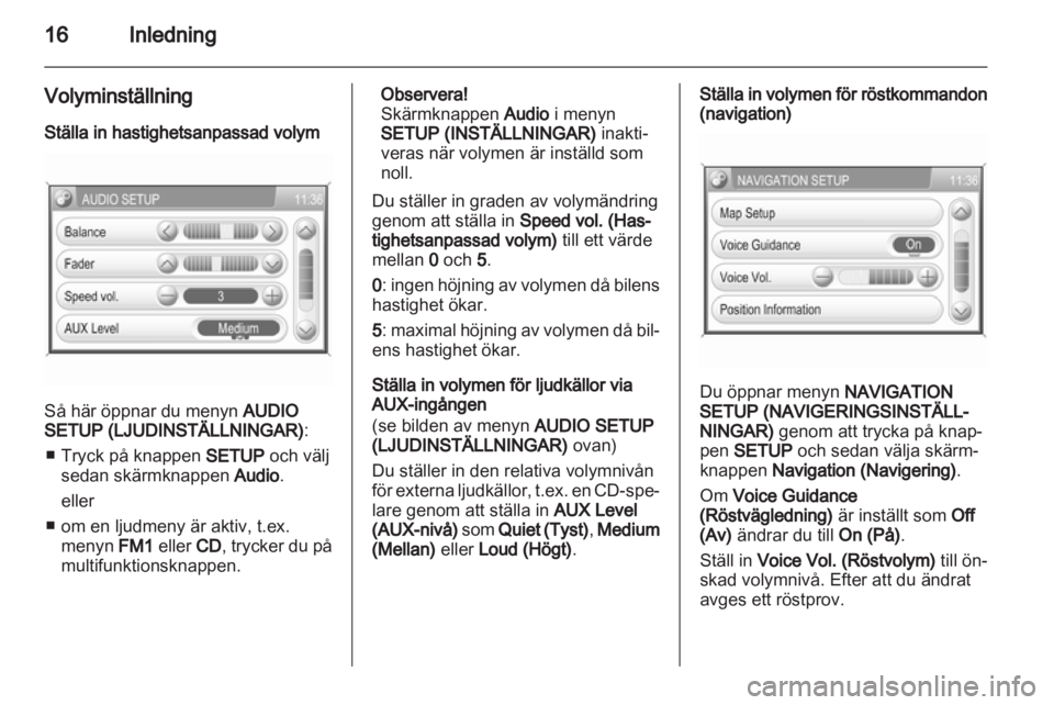 OPEL ANTARA 2012 Handbok för infotainmentsystem OPEL ANTARA 2012 Handbok för infotainmentsystem