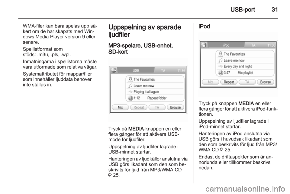 OPEL ANTARA 2012  Handbok för infotainmentsystem 