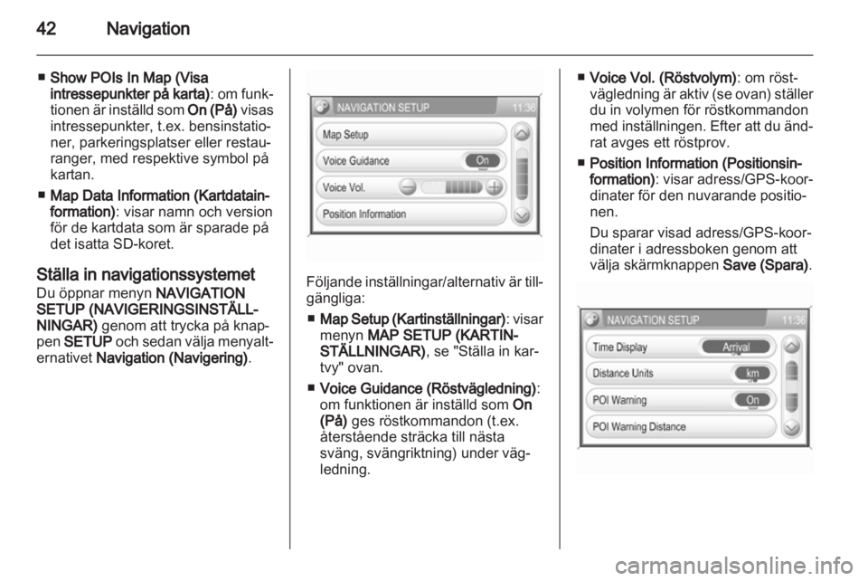 OPEL ANTARA 2012  Handbok för infotainmentsystem 