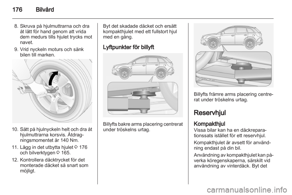 OPEL ANTARA 2012.5 Instruktionsbok OPEL ANTARA 2012.5 Instruktionsbok