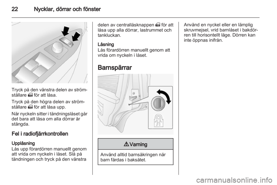 OPEL ANTARA 2012.5 Instruktionsbok OPEL ANTARA 2012.5 Instruktionsbok