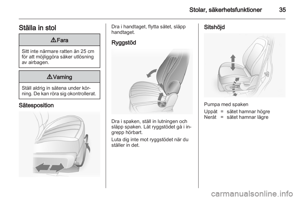 OPEL ANTARA 2012.5 Instruktionsbok OPEL ANTARA 2012.5 Instruktionsbok