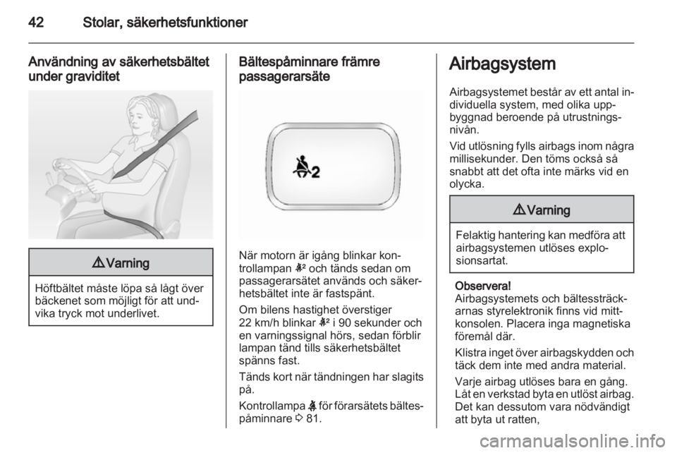 OPEL ANTARA 2012.5 Instruktionsbok OPEL ANTARA 2012.5 Instruktionsbok