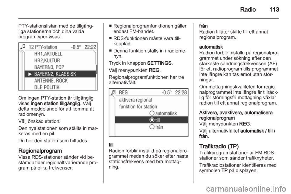 OPEL ANTARA 2013 Handbok för infotainmentsystem OPEL ANTARA 2013 Handbok för infotainmentsystem
