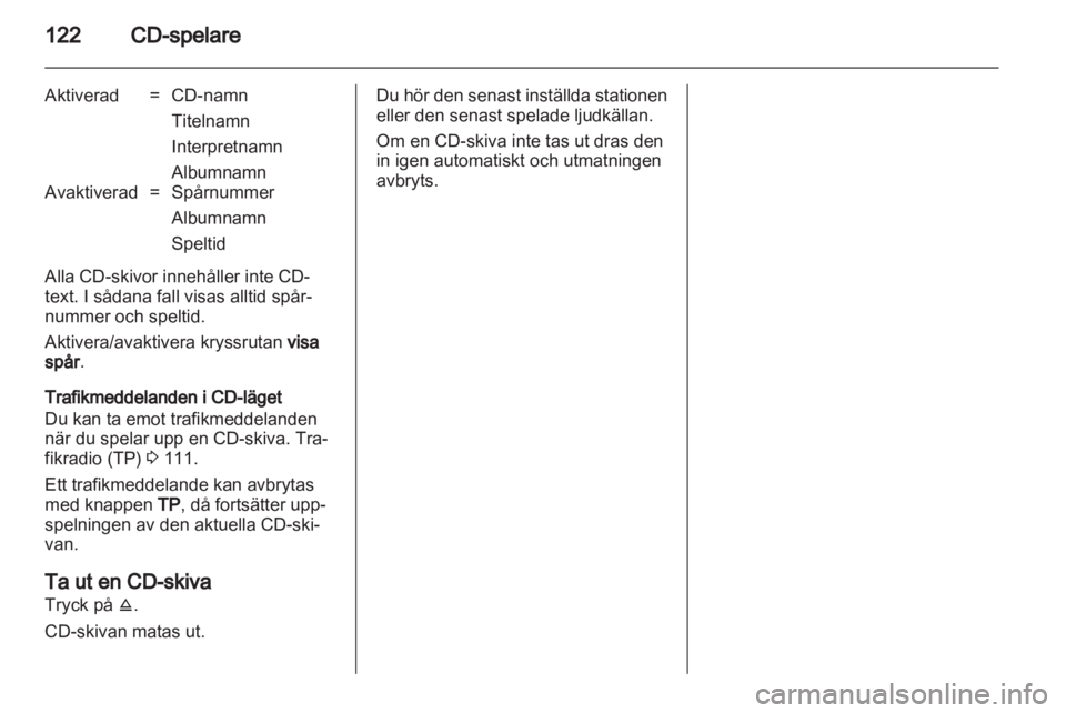 OPEL ANTARA 2013 Handbok för infotainmentsystem OPEL ANTARA 2013 Handbok för infotainmentsystem