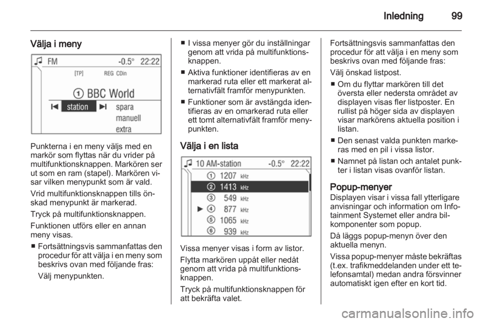 OPEL ANTARA 2013  Handbok för infotainmentsystem 