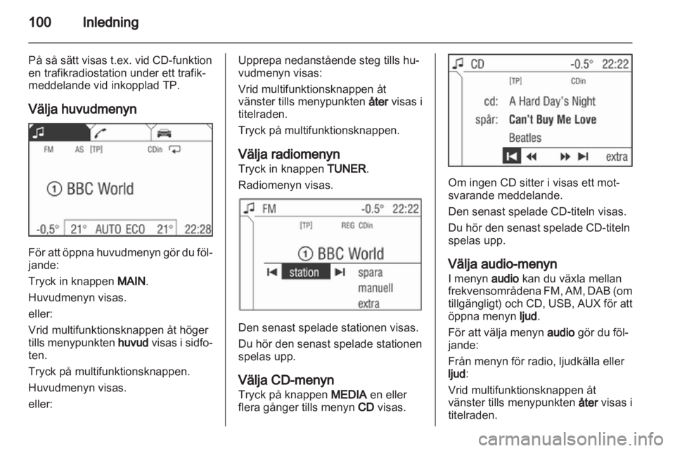 OPEL ANTARA 2013  Handbok för infotainmentsystem 
