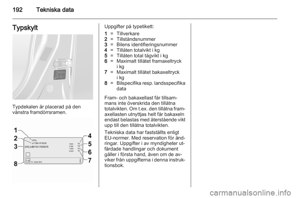 OPEL ANTARA 2013.5 Instruktionsbok OPEL ANTARA 2013.5 Instruktionsbok