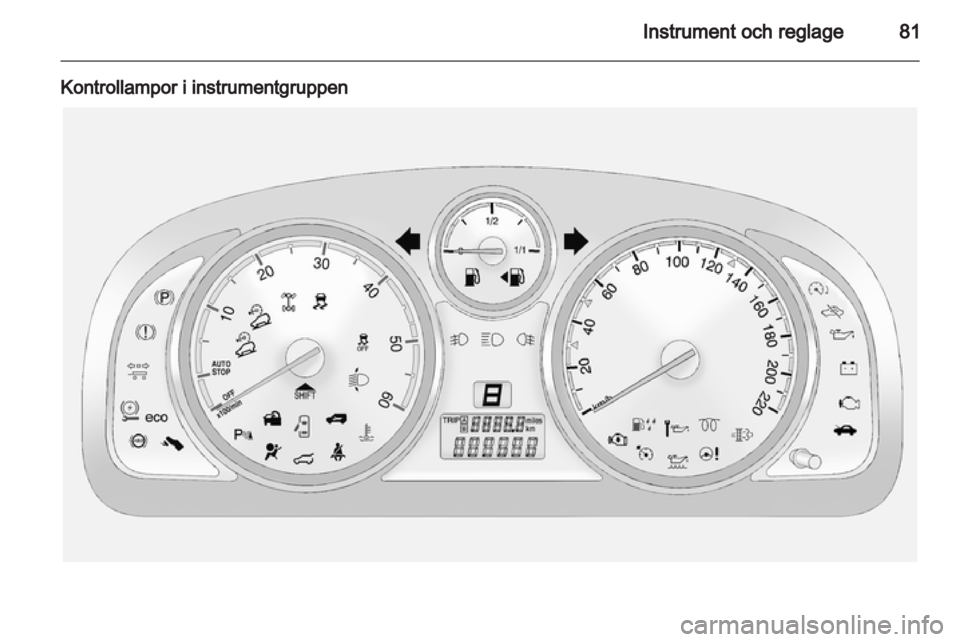 OPEL ANTARA 2013.5  Instruktionsbok 