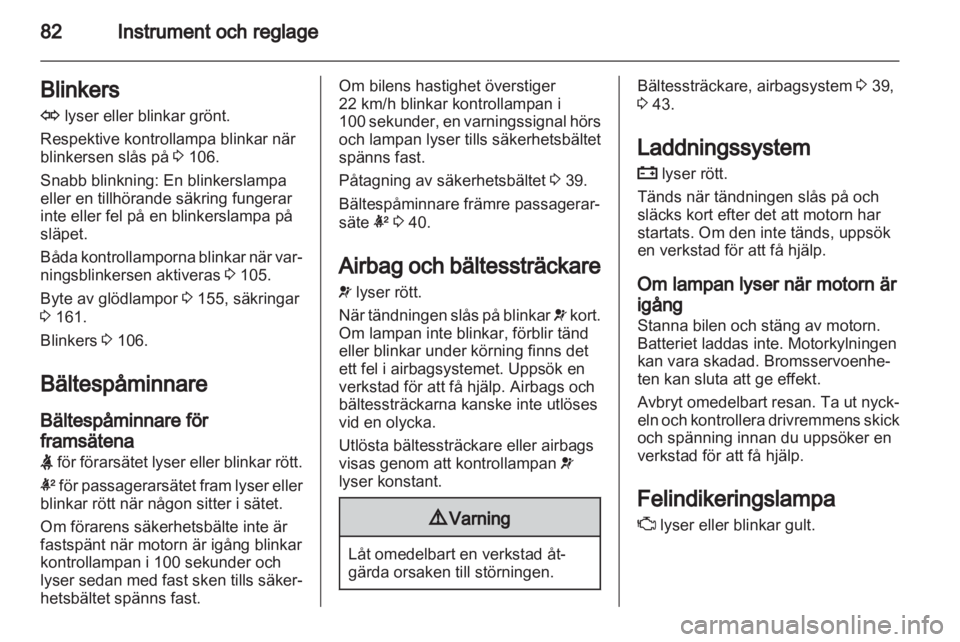 OPEL ANTARA 2013.5  Instruktionsbok 
