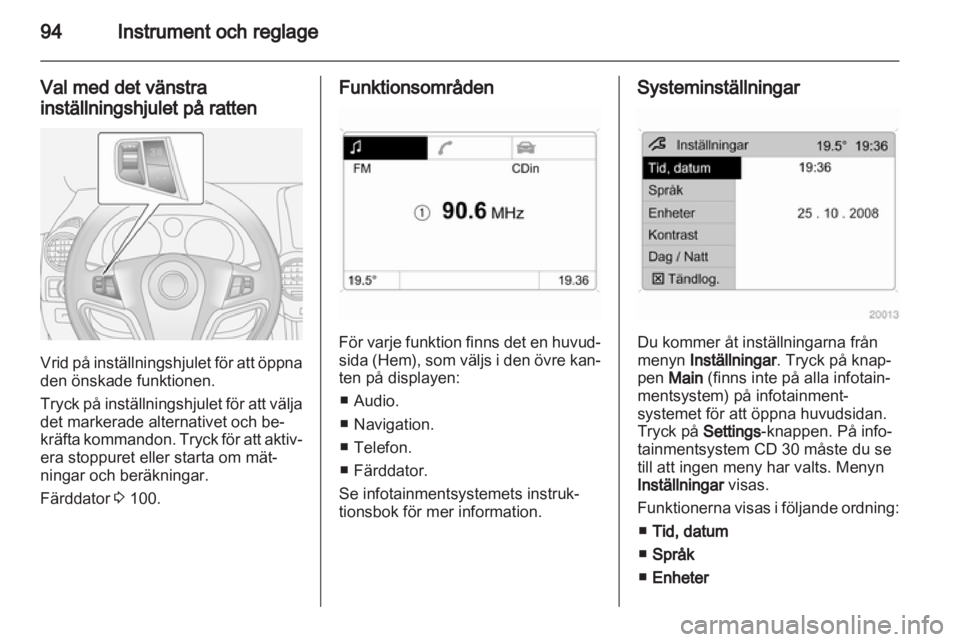 OPEL ANTARA 2013.5 Instruktionsbok OPEL ANTARA 2013.5 Instruktionsbok
