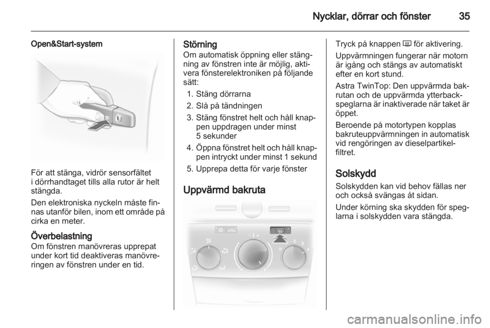 OPEL ASTRA H 2010.5  Instruktionsbok 